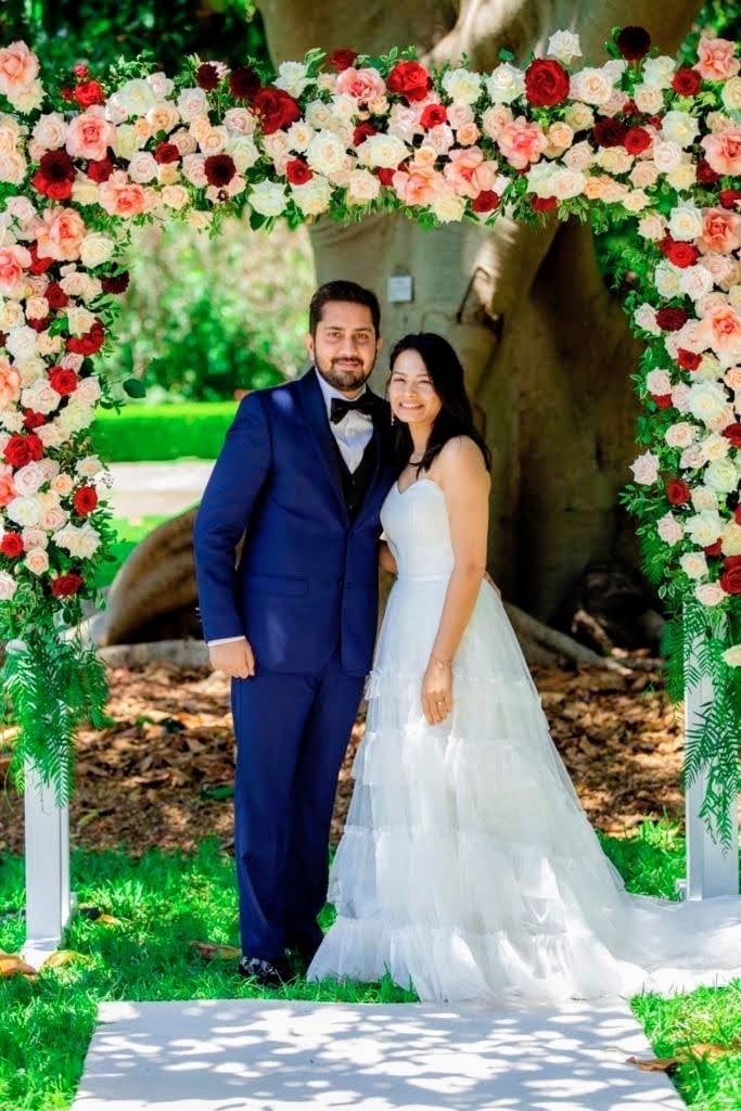 Makeup and hair styling by Swati